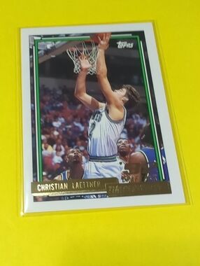 1992-93 1992 TOPPS GOLD CHRISTIAN LAETTNER #334 RC CARD MINT ROOKIE